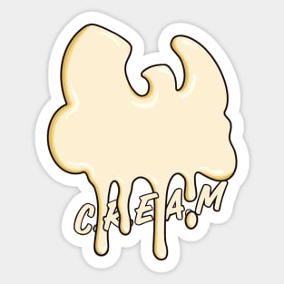 Wutang cream Sticker